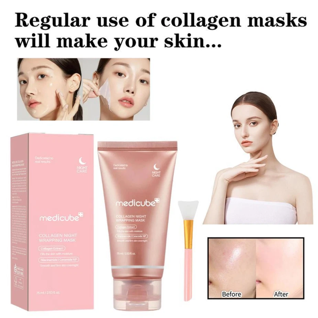 Buy Collagen Night Wrapping Mask and Get Applicator Free