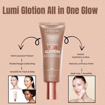L'Oreal 3-in-1 Glow Perfecter – Moisturizer + Highlight + Natural Glow