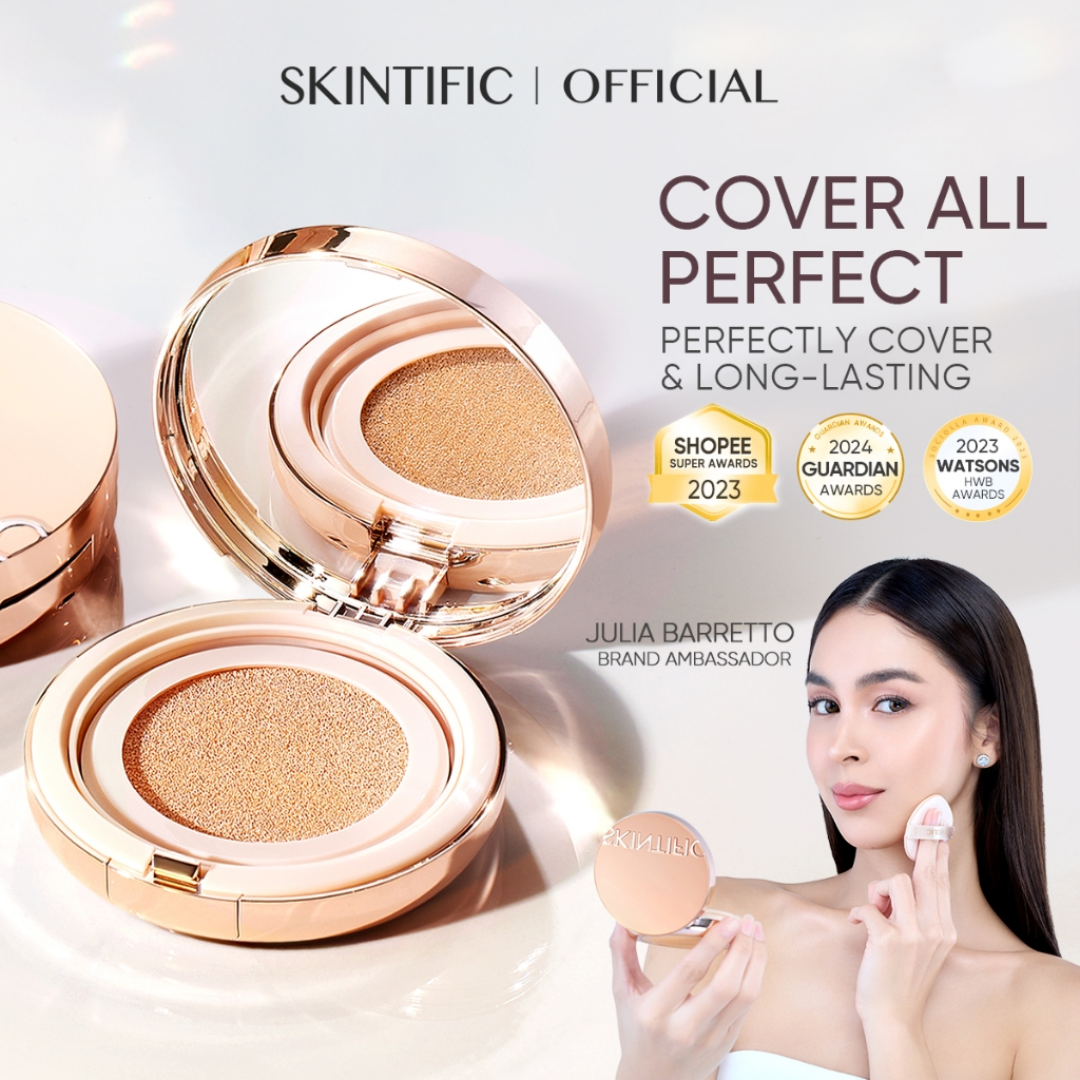 Skintific Cushion Foundation - Flawless, Long-lasting & Waterproof Base