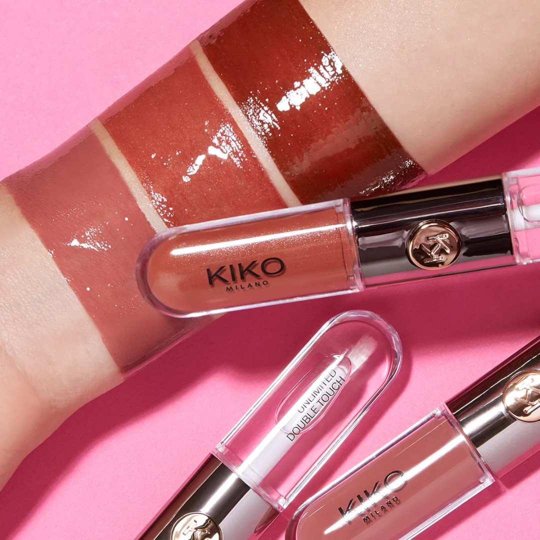 KIKO Milano 2-in-1 Lip Cream & Gloss (Set of 3) – Hydrate, Color & Plump in One
