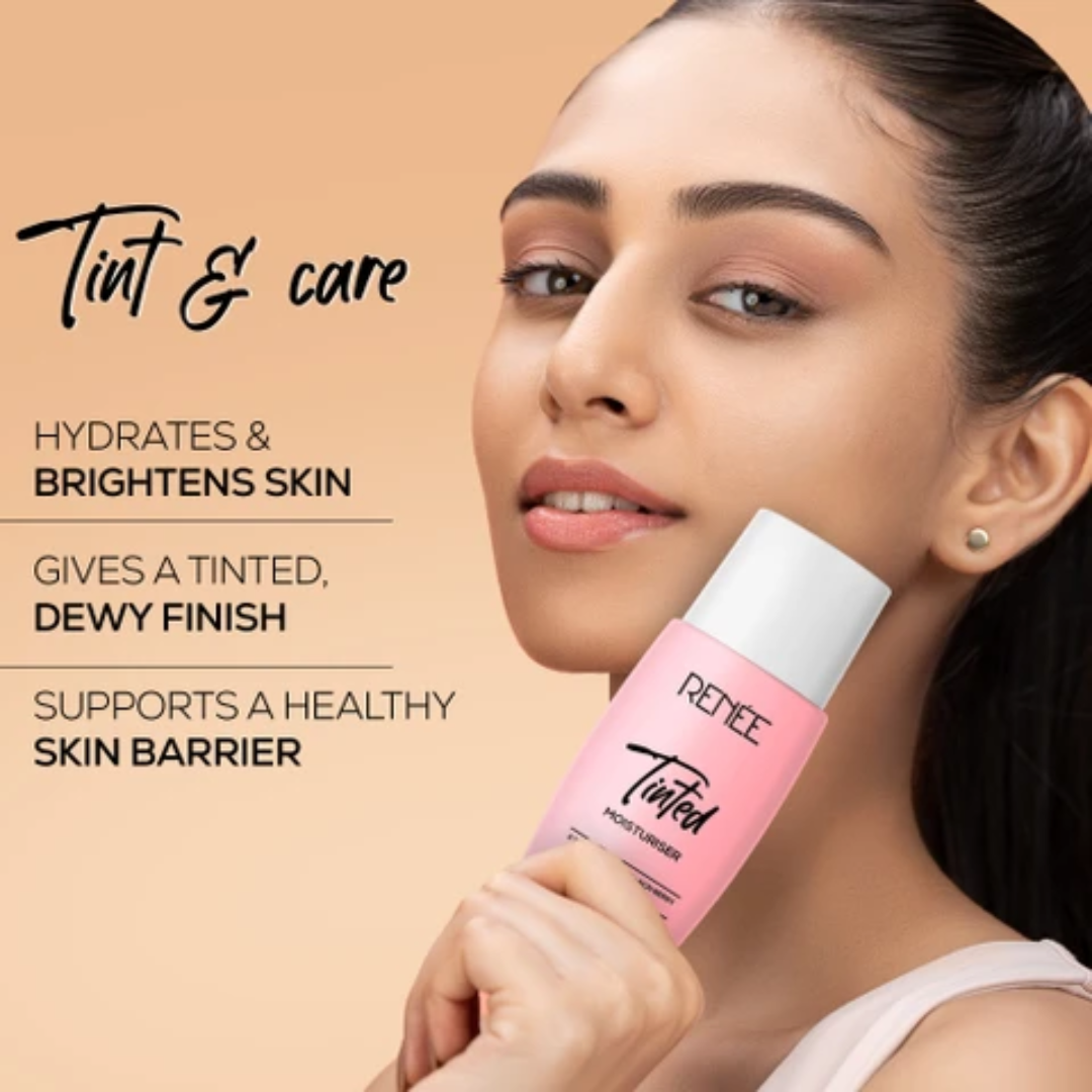 All In One Tinted Moisturizer  I Skincare, Hydration and Coverage for daily wear I Perfect for Radiance And Dewy Look