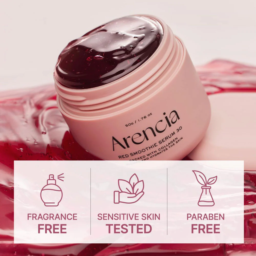 Arencia Fresh Red Glow Booster Serum - Even, Bright & Glass Skin