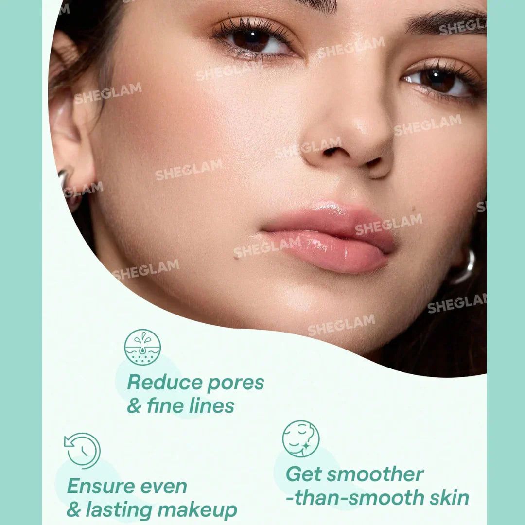 SheGlam No Pore Primer - Instant No Pore Result with Filter Look Makeup Finish