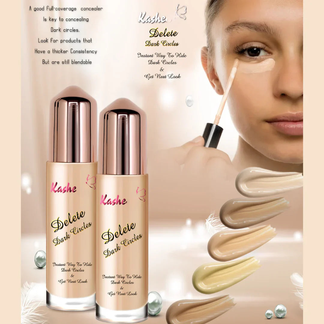 Kashe's Glam Base Trio Deal (Kashe's Eventone High Coverage foundation, Kashe's Concealer and Pier Foundation Brush)