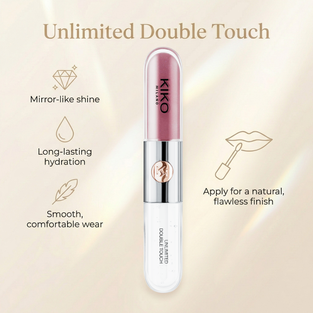 KIKO Milano 2-in-1 Lip Cream & Gloss (Set of 3) – Hydrate, Color & Plump in One