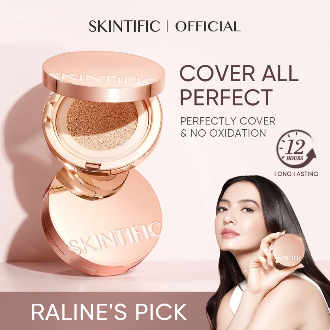 Skintific Cushion Foundation - Flawless, Long-lasting & Waterproof Base