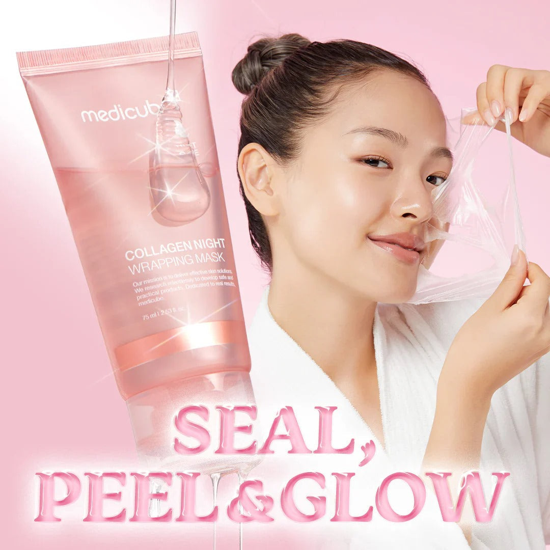 Medicube Collagen Overnight Peel-Off Mask – Firming, Hydrating & Brightening Korean Skincare