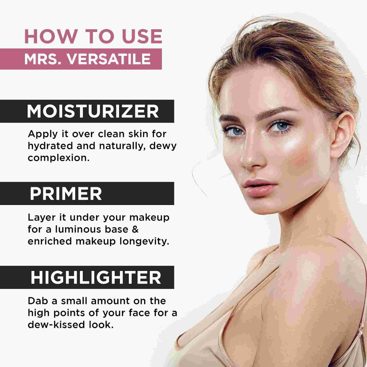 Foxtale Super Glow moisturizer + Primer (glowy & hydrated for smooth base and blur pores)