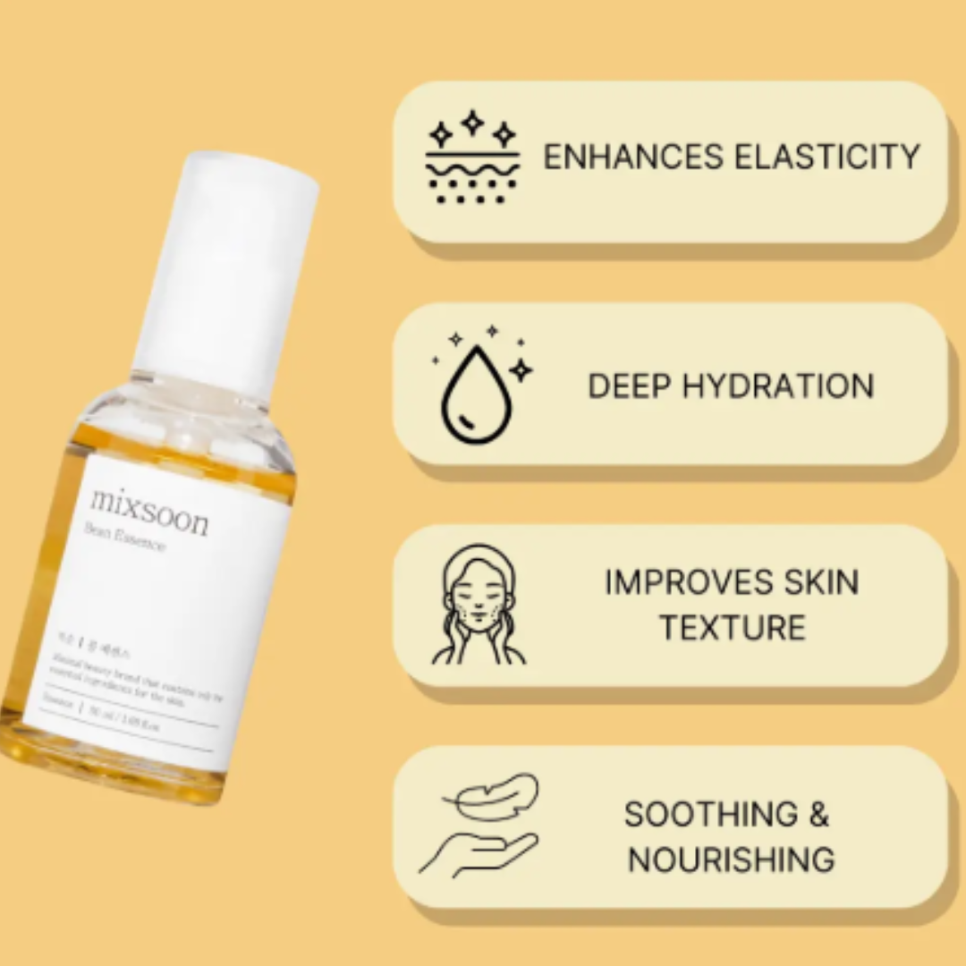 Mixsoon Glow Bean Essence – Hydrate & Heal (50ml)